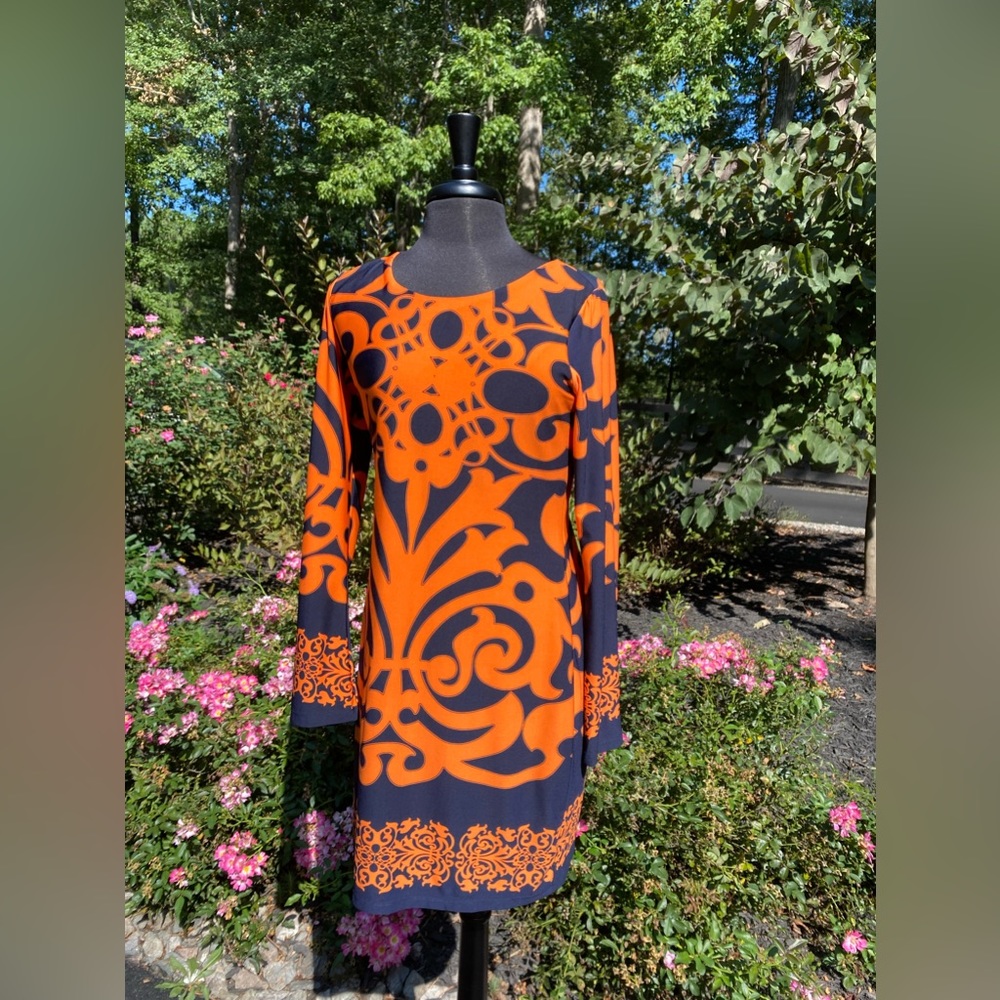 Orange and Blue Game Day Dress